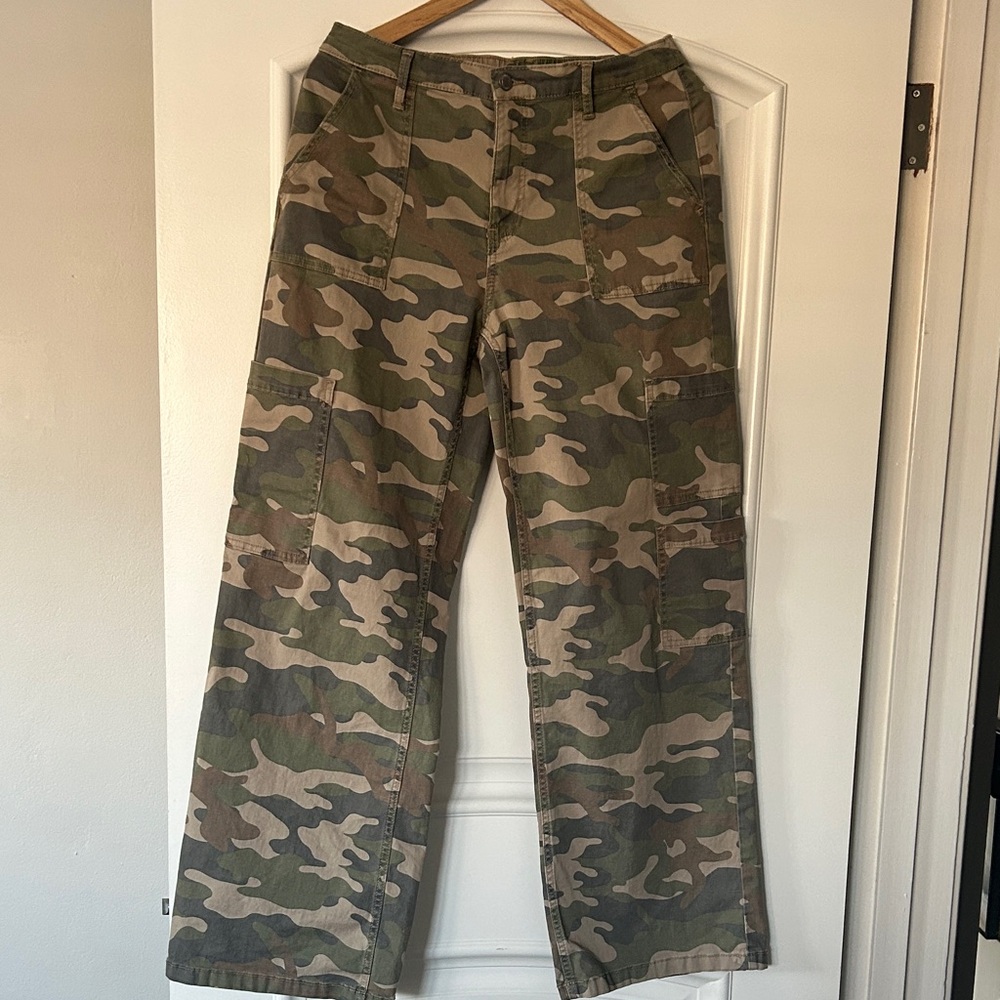 No Boundaries Camouflage Wide Leg Pants